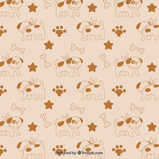 Cute dog pattern