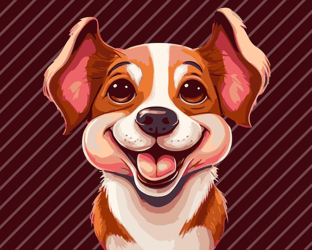 cute dog portrait