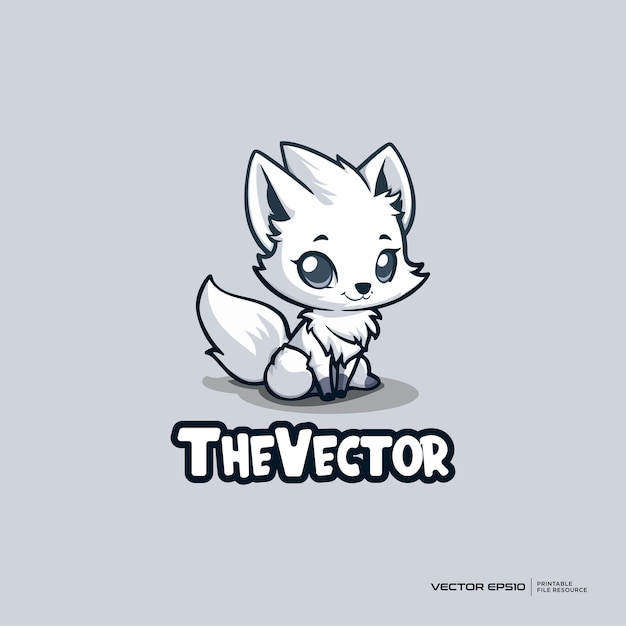 Cute dog vector logo character cartoon illustration eps10