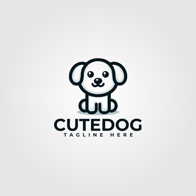 Vector cute dog