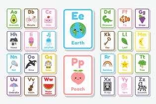 Alphabet flashcards