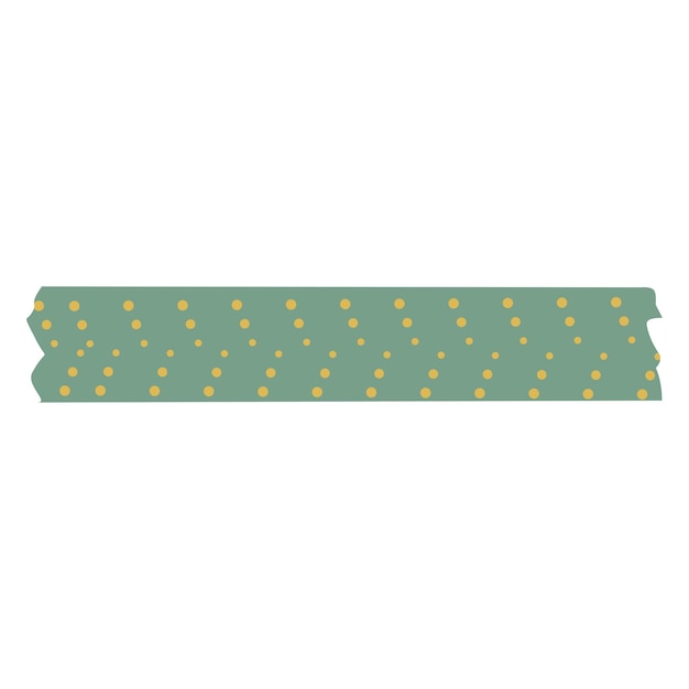 Vector cute dot washing tape