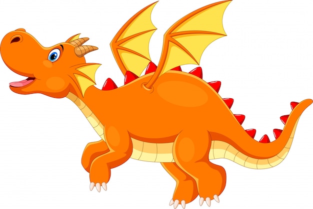 Cute dragon cartoon