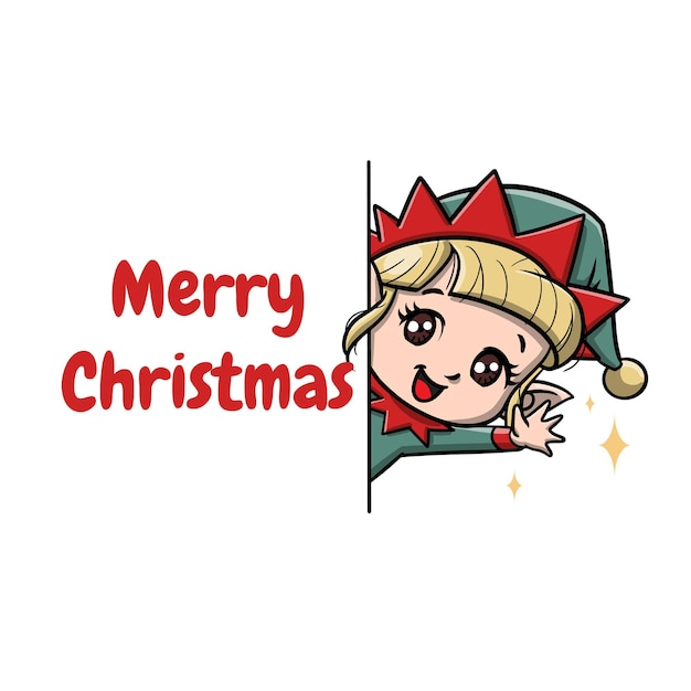 Cute Elf Cartoon Character