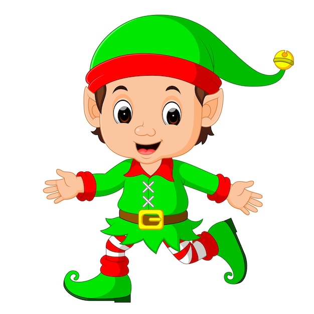 cute elf cartoon