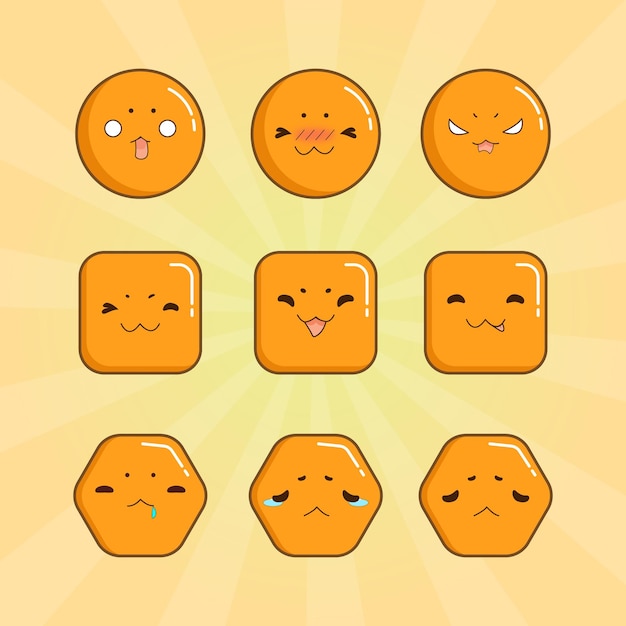 Cute Emoticon cartoon