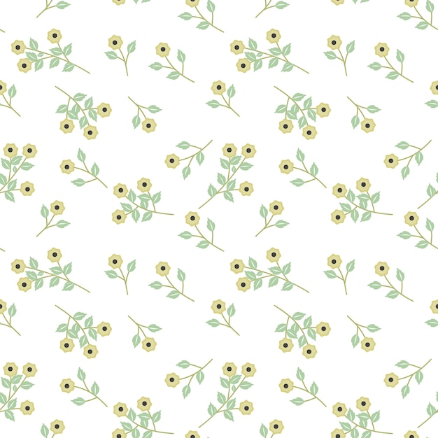 cute floral seamless pattern