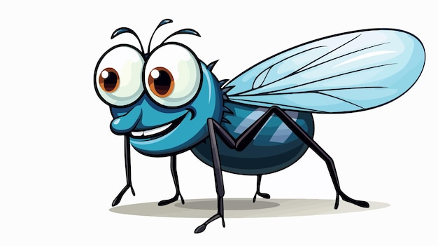 Cute Fly Illustration in EPS Vector Format for Commercial Use