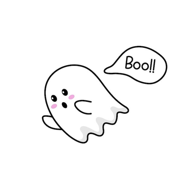 cute flying ghost scares for halloween