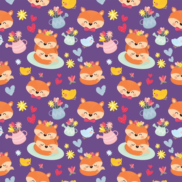 Cute Fox Pattern