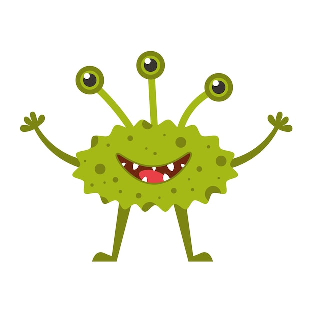 Cute funny monster Vector illustration