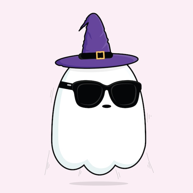 cute ghost cartoon spooky character casper