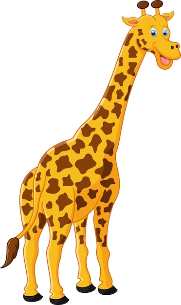 Cute giraffe cartoon