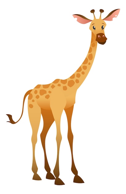 Cute giraffe Safari animal Africa wildlife symbol