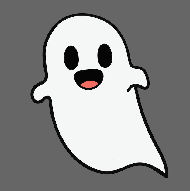 Cute halloween ghost illustration cartoon ghost halloween