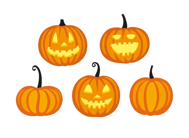 Cute halloween pumpkins.