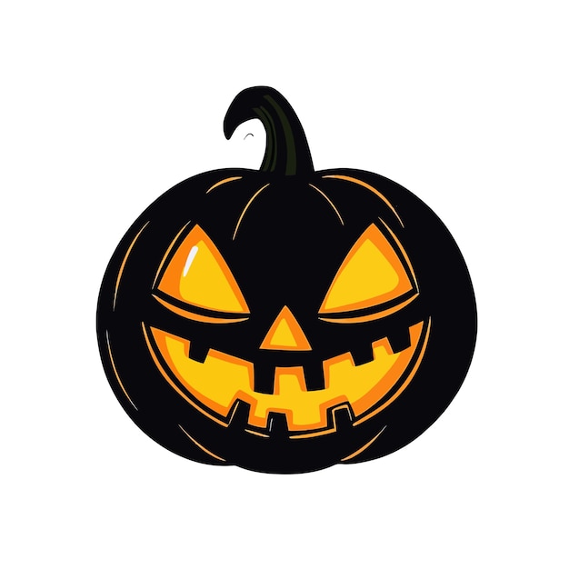 Cute Halloween sticker vector art