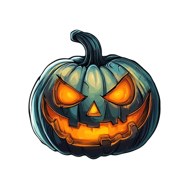 cute Halloween sticker vector