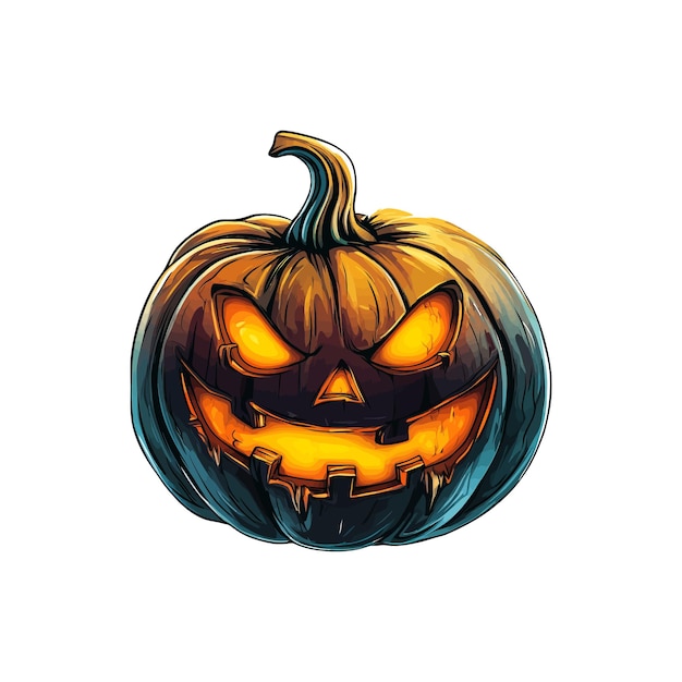 cute Halloween sticker vector