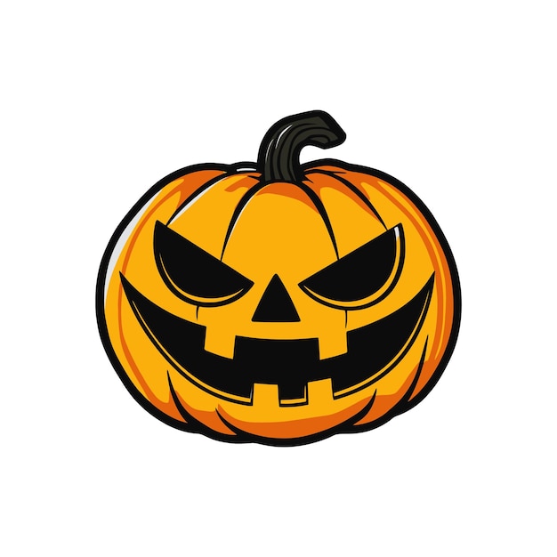 cute Halloween sticker vector