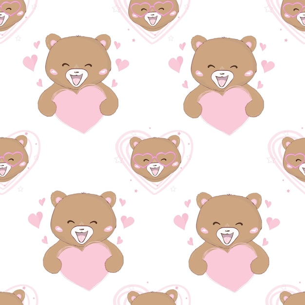 Cute hand draw seamless pattern for kids