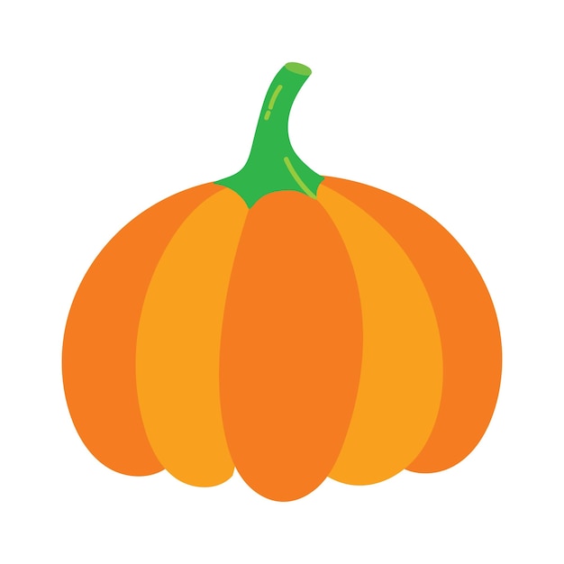 Cute Hand Drawn Doodle Pumpkin Fall Autumn Vector Illustration