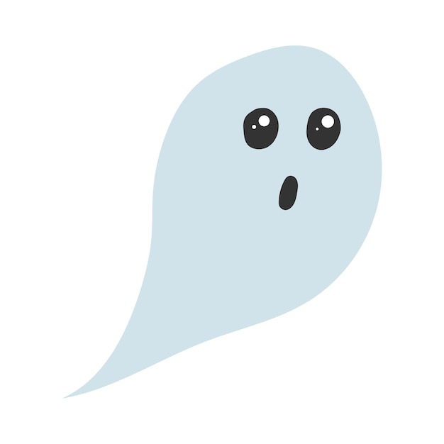 Cute handdrawn ghost