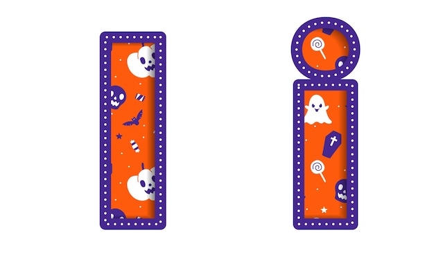 Cute Happy Halloween I Alphabet Capital Small Letter Party Font Typography Character Cartoon Spooky