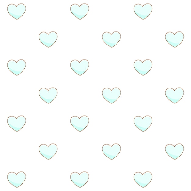 Cute heart pattern Vector