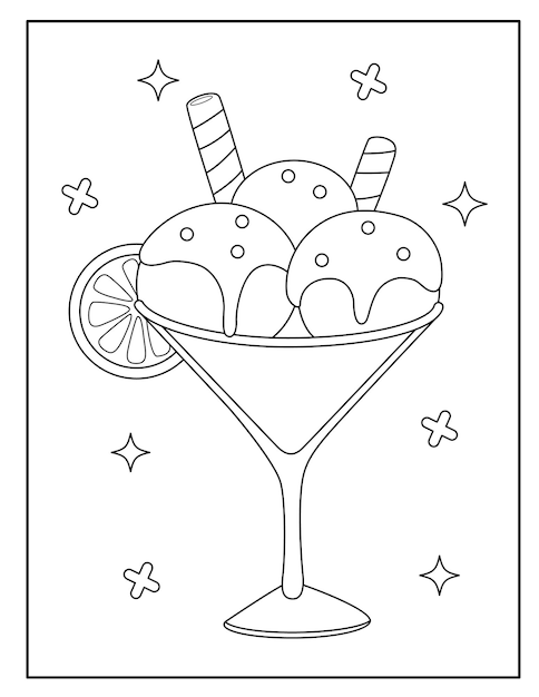 cute ice cream coloring pages