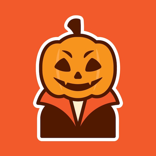 Cute Jack O Lantern - Halloween Vector Illustration