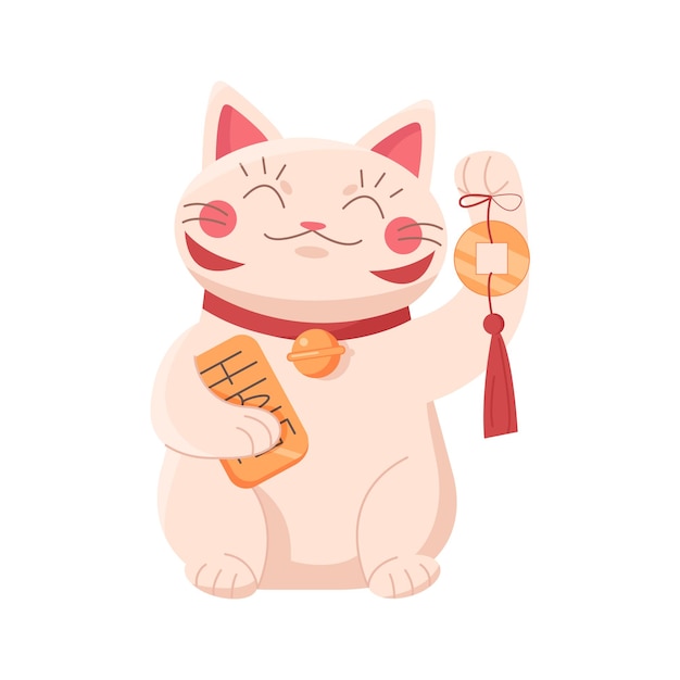 Cute japanese lucky cat