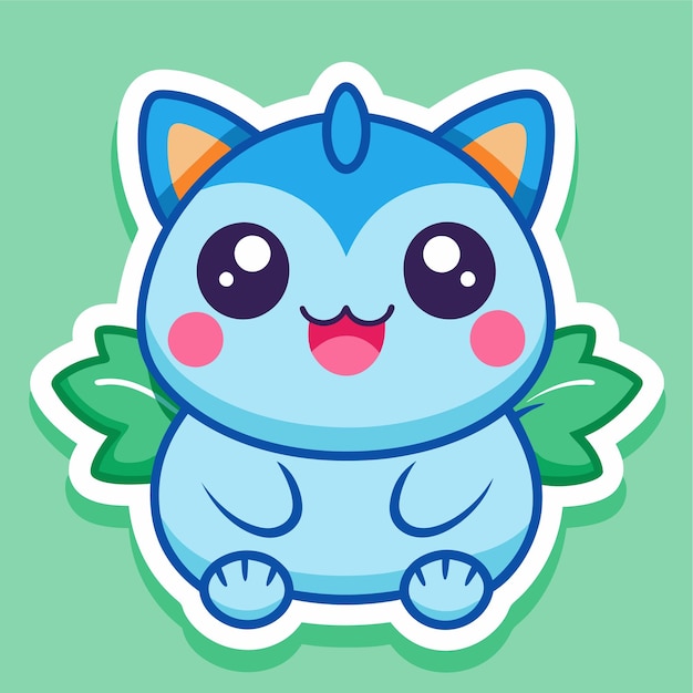 Cute kawaii sticker