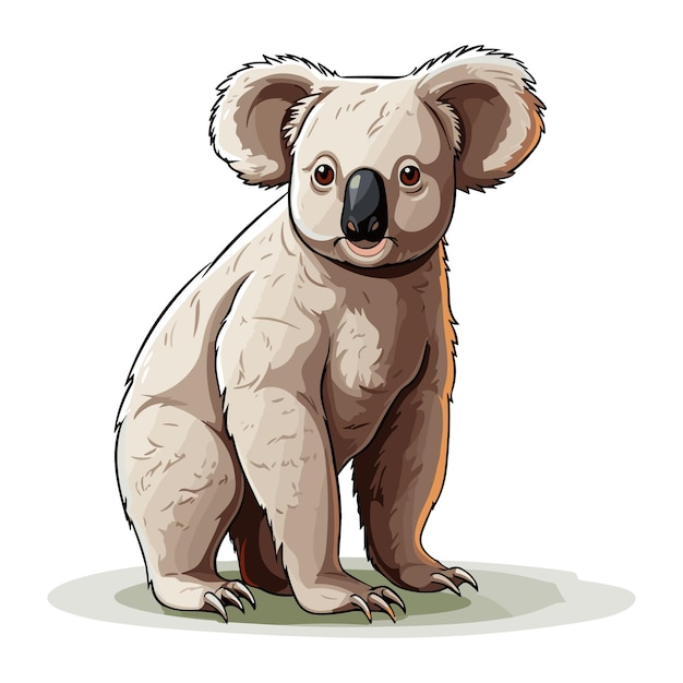 Cute Koala Vector Cartoon Art Illustration Design