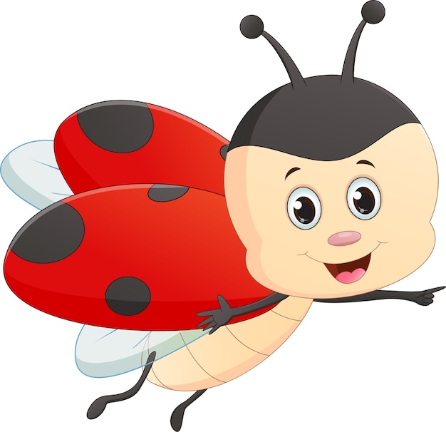 cute ladybug cartoon