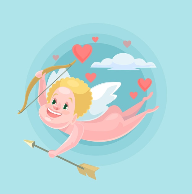 Cute little cupid. 