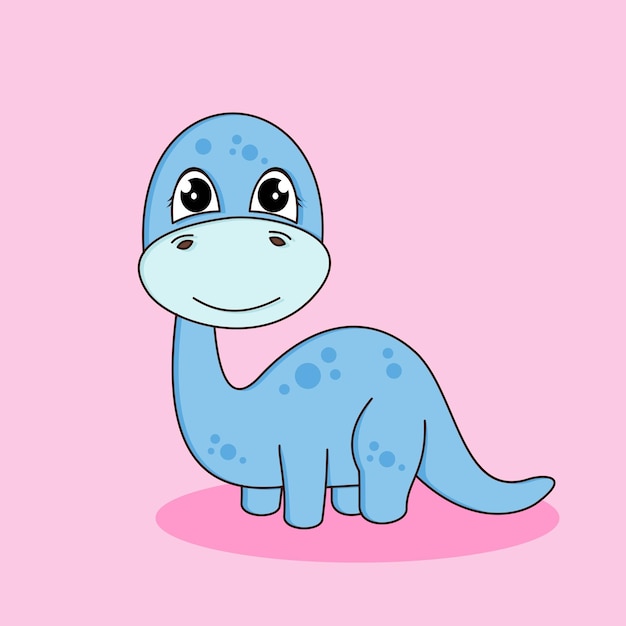 Cute little dino cartoon