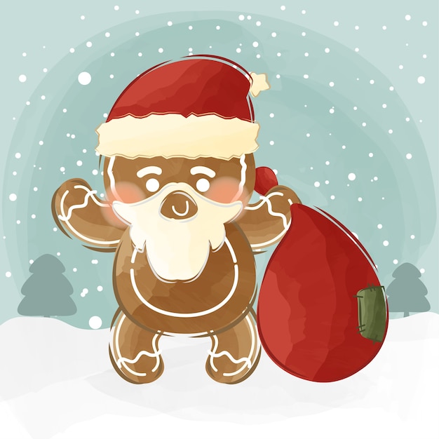 cute little ginger santa