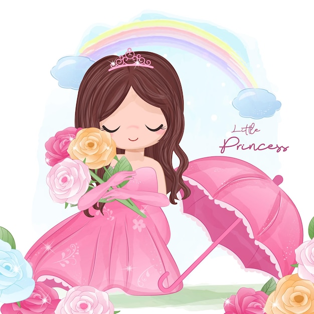 Cute Little Princess Illustrations