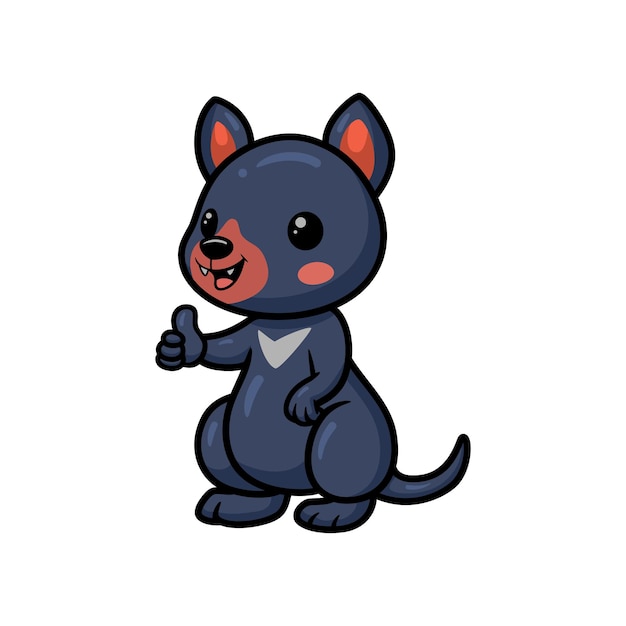 Cute little tasmanian devil cartoon