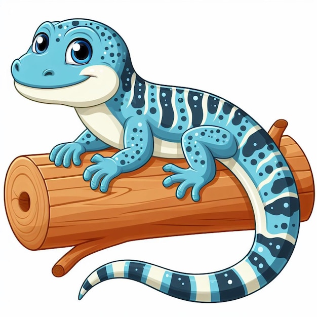 Cute Lizard Vector Cartoon illustration