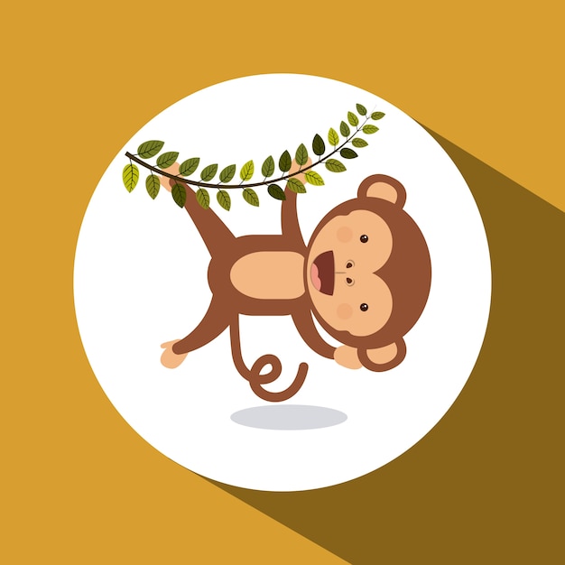 cute monkey  design