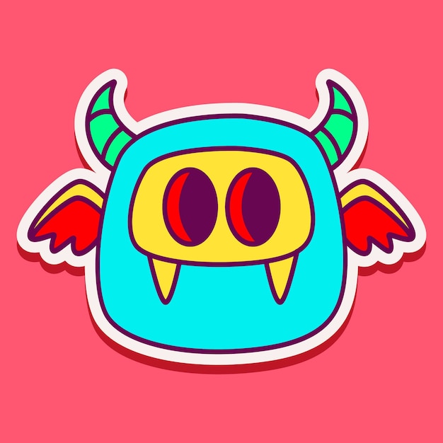 Cute monster character 