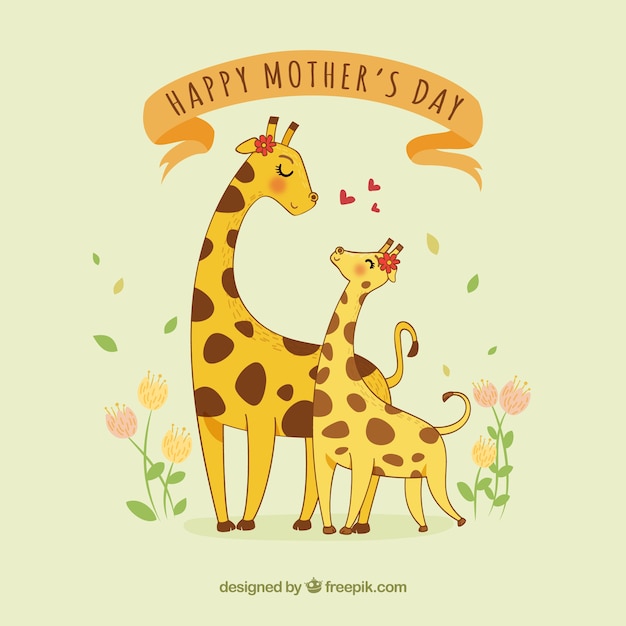 Cute mother day background