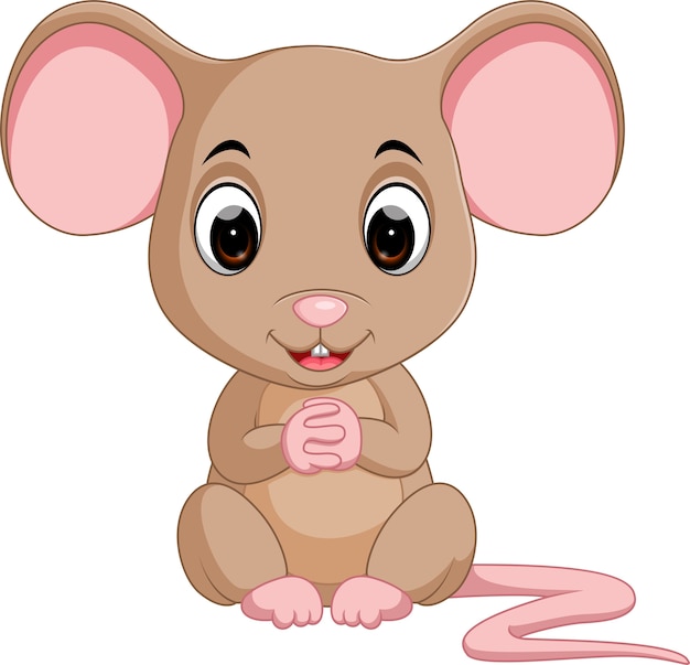 Cute mouse cartoon