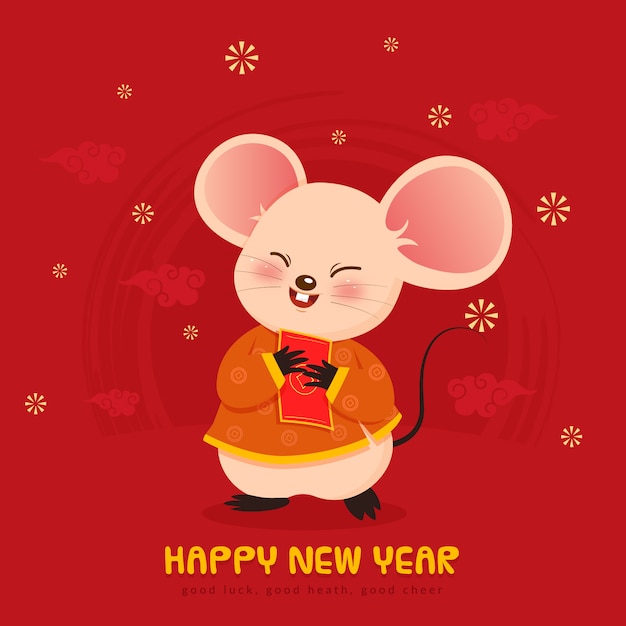 Cute mouse for Chinese New Year