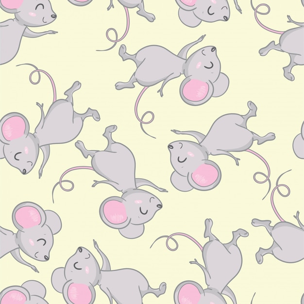 Cute mouse pattern