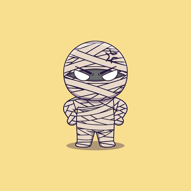 Cute mummy angry expression with hand on waist