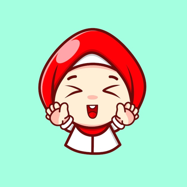 Cute Muslims character  kawaii designs