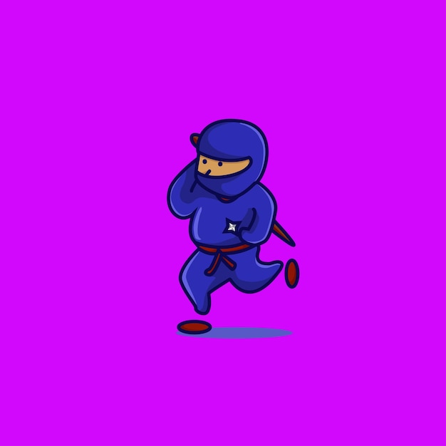 Cute Ninja Cartoon